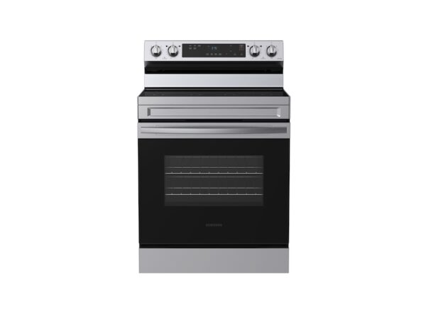 6.3 cu. ft. Smart Freestanding Electric Range with Steam Clean in Stainless Steel - Image 2