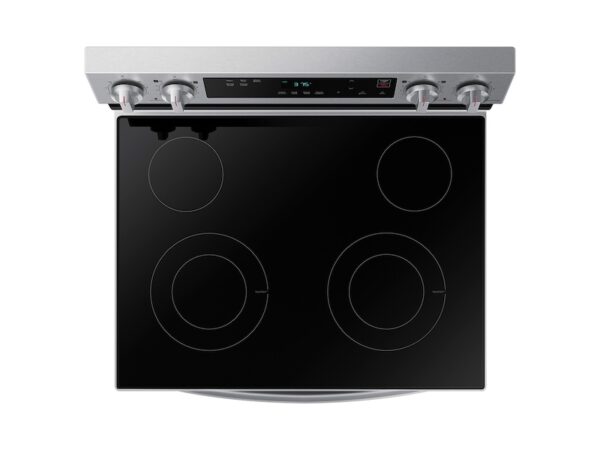 6.3 cu. ft. Smart Freestanding Electric Range with Steam Clean in Stainless Steel - Image 5