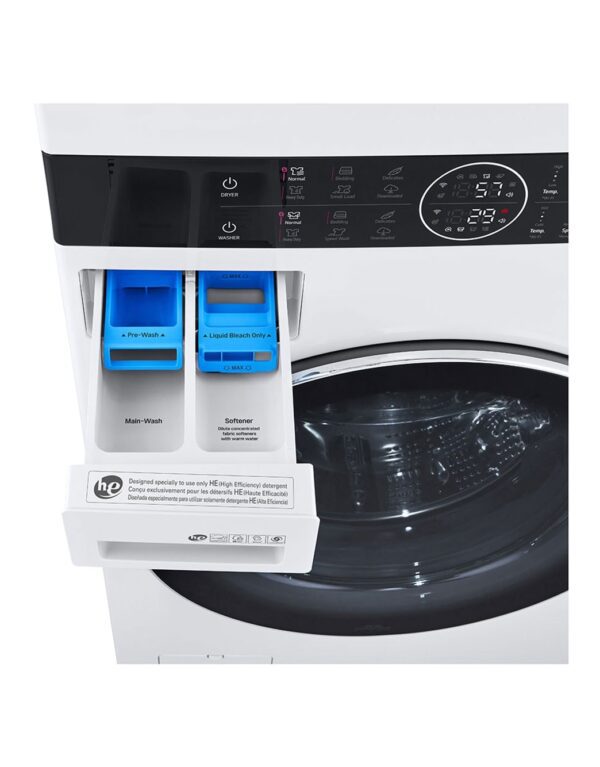 LG-Single Unit Front Load WashTower™ with Center Control™ 4.5 cu. ft. Washer and 7.4 cu. ft. Electric Dryer - Image 5