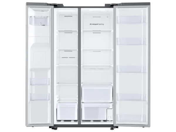 27.4 cu. ft. Large Capacity Side-by-Side Refrigerator in Stainless Steel - Image 2