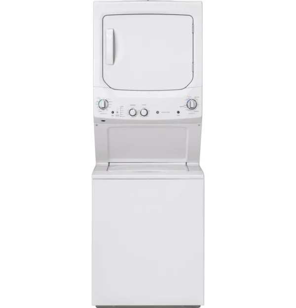 GE Unitized Spacemaker® 3.8 cu. ft. Capacity Washer with Stainless Steel Basket and 5.9 cu. ft. Capacity Electric Dryer