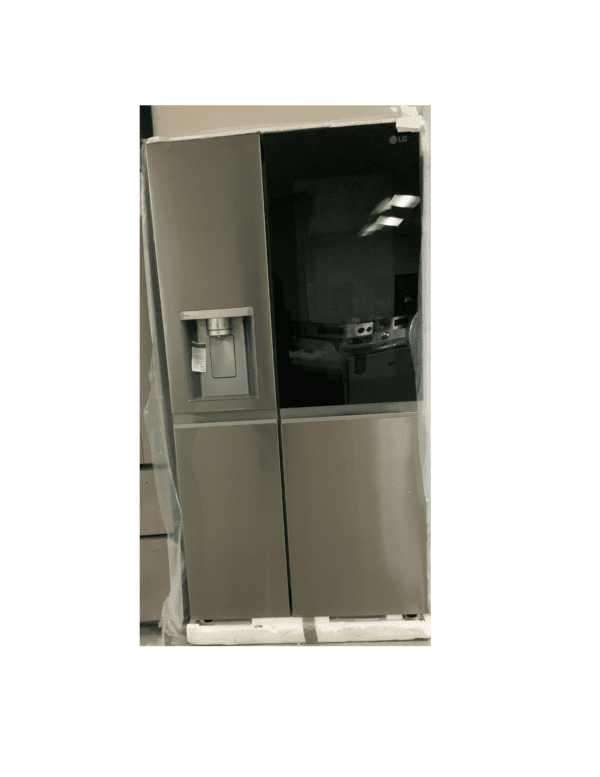 LG-Refrigerator with InstaView™598L Side by Side, Craft Ice™ - Silver