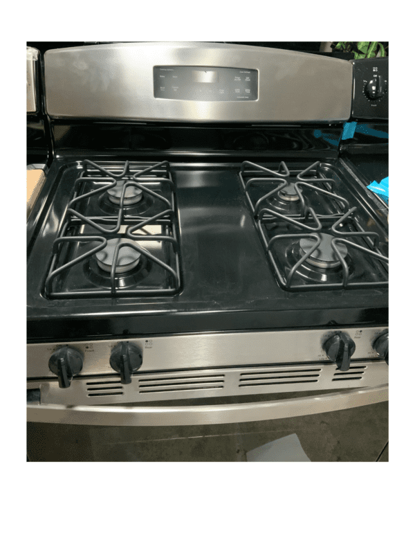 GE 30 Inch Freestanding Gas Range Stainless Steel - Image 2