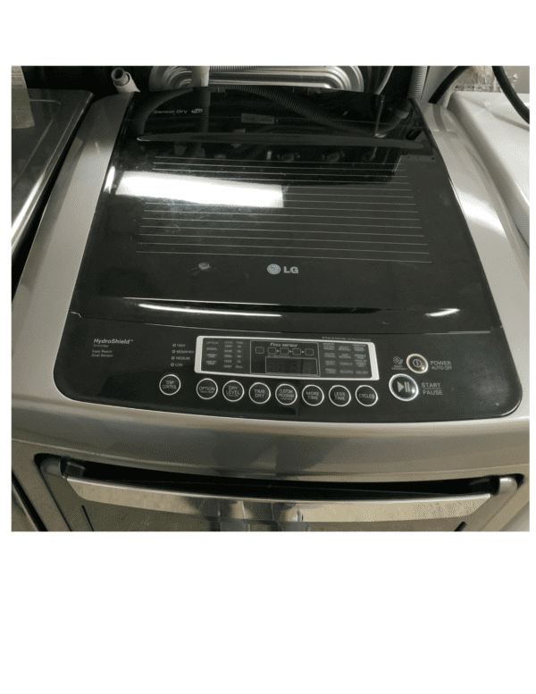 LG- Extra Large Capacity Top Load Washer With Sleek And Modern Front Control Design USED - Image 2